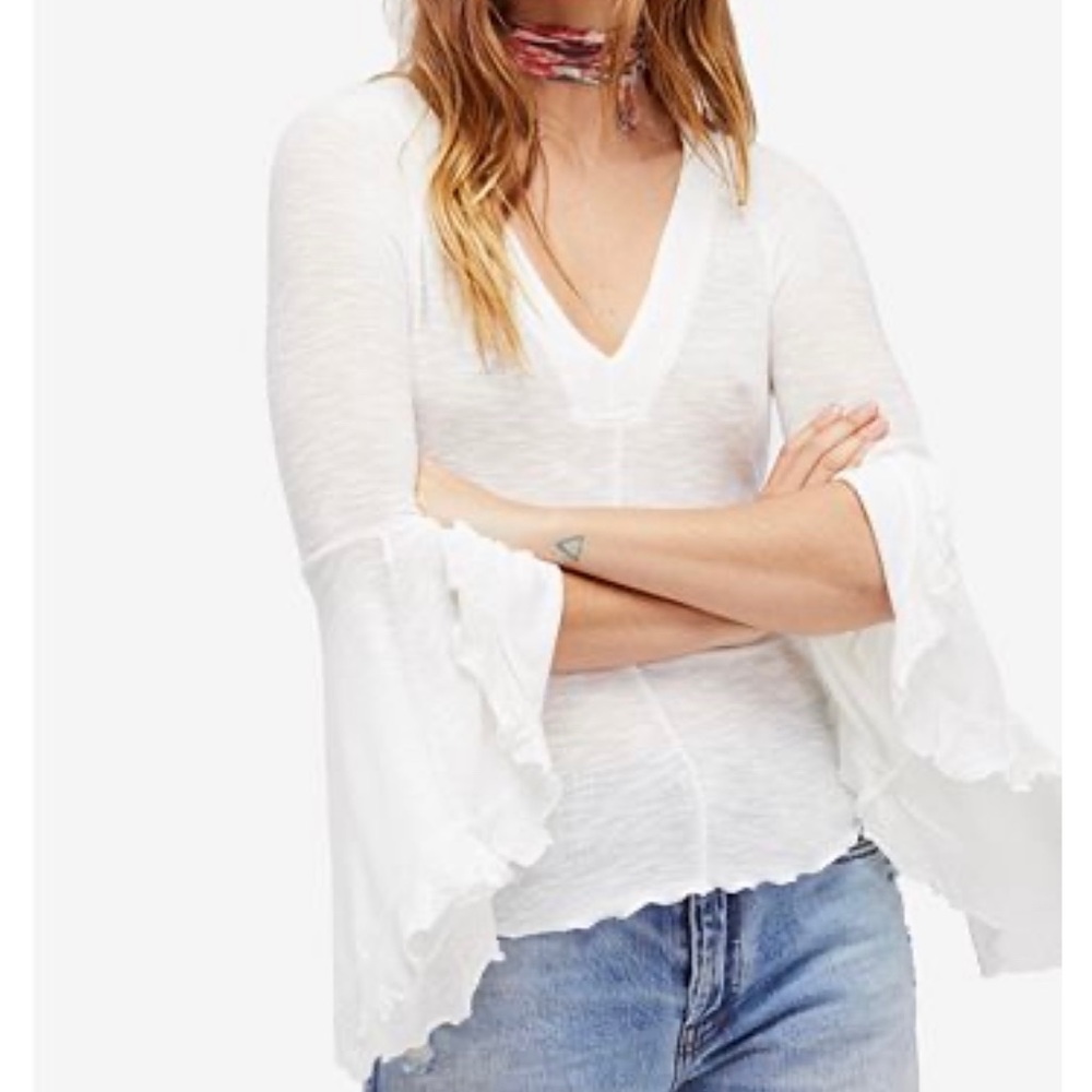 Free People Bell-Sleeve Top